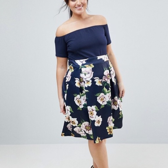 ax paris floral skirt